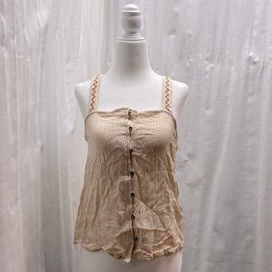 Roxy yellow stripe top